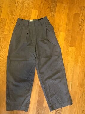 COS Dark gray Straight-Leg trousers